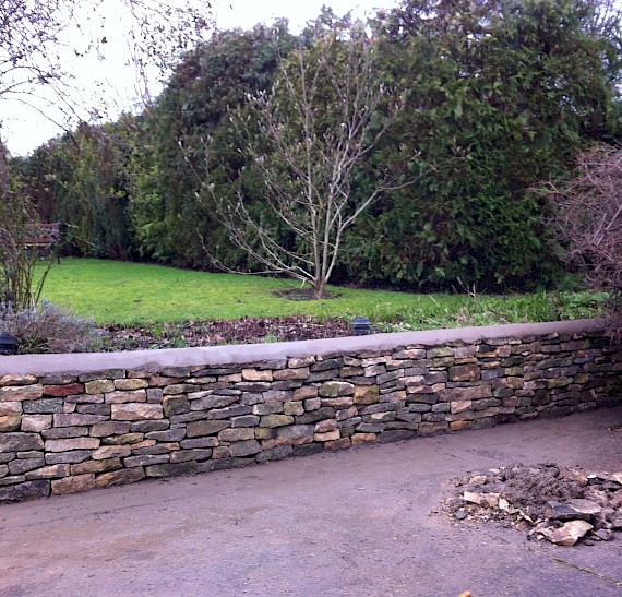 Dry Stone Walling in Tredington