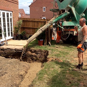 Single Storey Extension & Landscape Gardening in Warwick